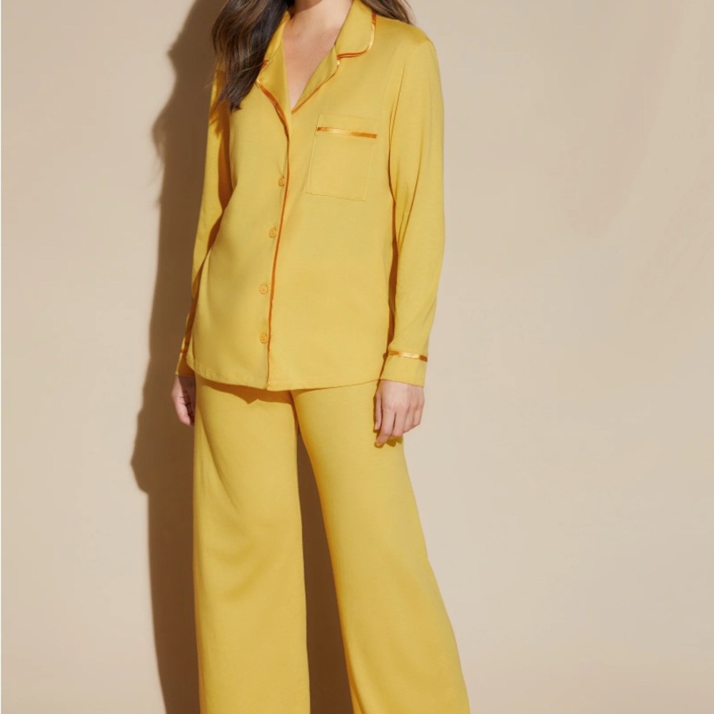 Cosabella Yellow Pajama Set